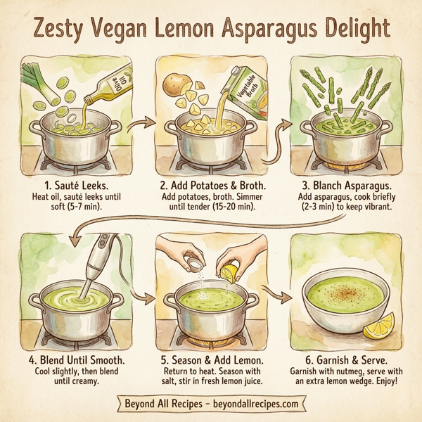 Zesty Vegan Lemon Asparagus Delight instructions
