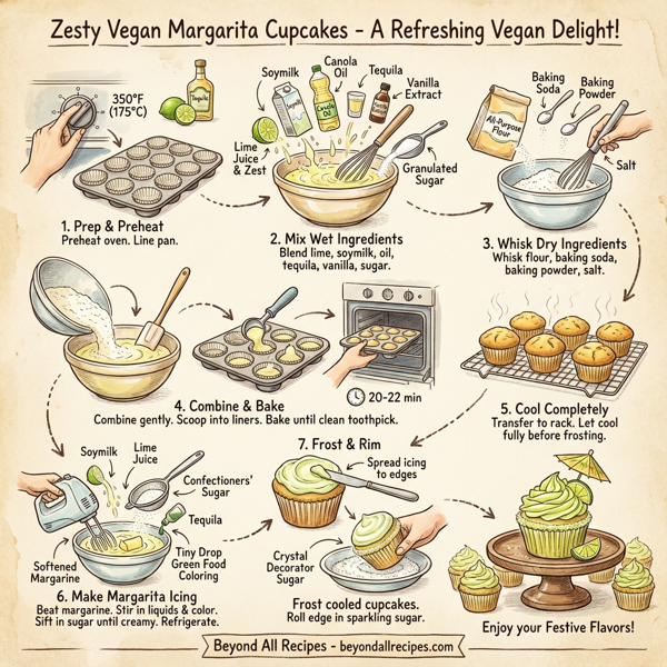 Zesty Vegan Margarita Cupcakes instructions