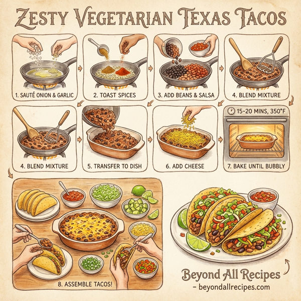 Zesty Vegetarian Texas Tacos instructions