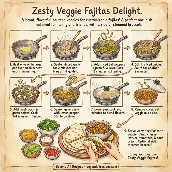 Zesty Veggie Fajitas Delight instructions