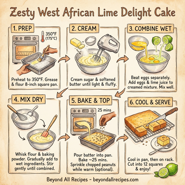 Zesty West African Lime Delight Cake instructions