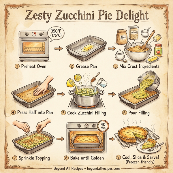 Zesty Zucchini Pie Delight instructions