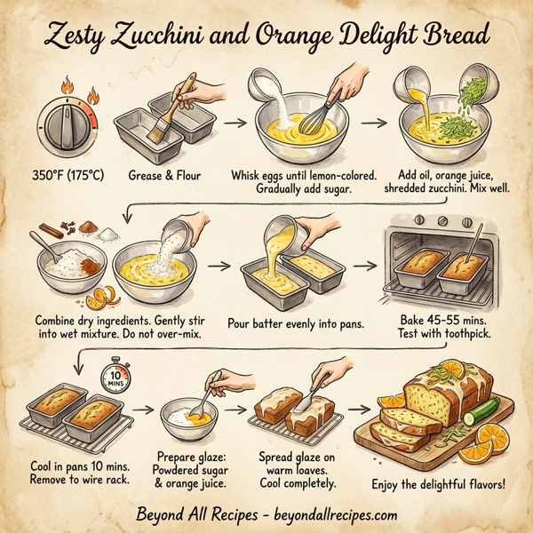 Zesty Zucchini and Orange Delight Bread instructions